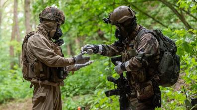 Le 2e régiment de dragons lors d'un exercice Otan