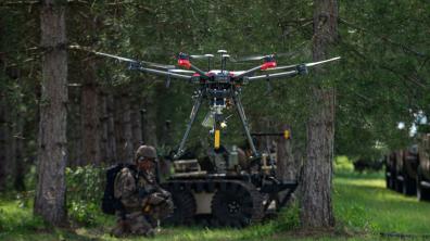 Drone multicoptère