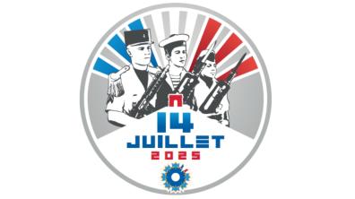 Logo du défilé militaire du 14 juillet 2025