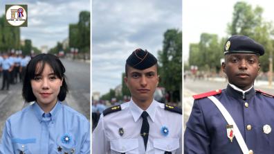 Gauche à droite : Jade, Sofian, Styvan