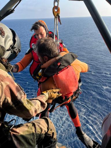 Les sauveteurs-plongeurs de l'armée de l'Air et de l'Espace en action