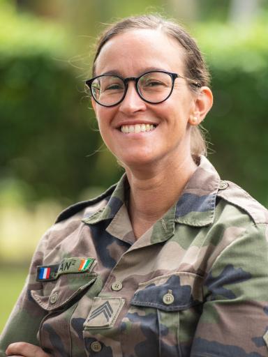 Portrait du sergent-chef Blandine