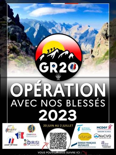 Opération « Avec Nos Blessés » : soutien à l’aventure de 4 militaires sur le GR 20
