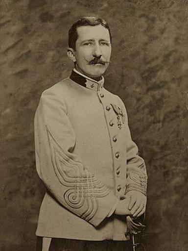 Le lieutenant-colonel Marie-Georges Picquart, chef du 2e bureau de 1895 à 1896.