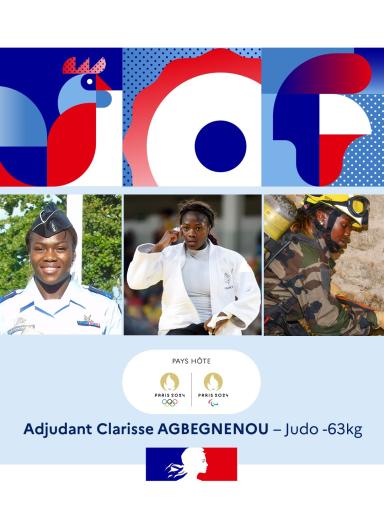 Adjudant Clarisse Agbégnénou , judo 