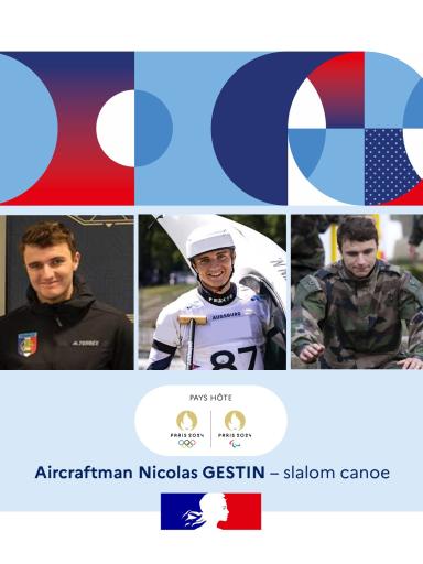 Aircraftman Nicolas Gestin, slalom canoe