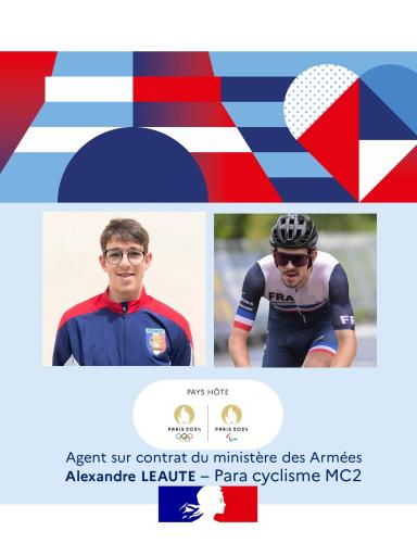 Agent sur contrat Alexandre Léauté, para cyclisme