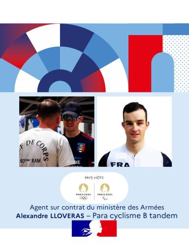 Agent sur contrat Alexandre Lloveras, para cyclisme