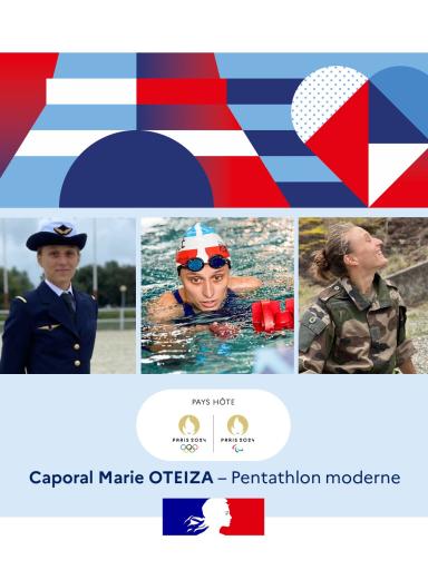 Caporal Marie Oteiza, pentathlon moderne