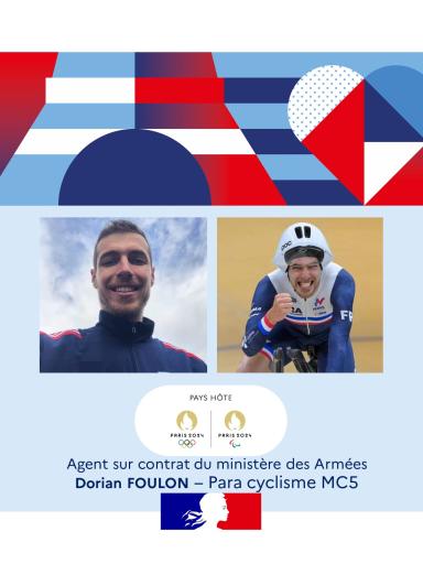 Agent sur contrat Dorian Foulon, para cyclisme