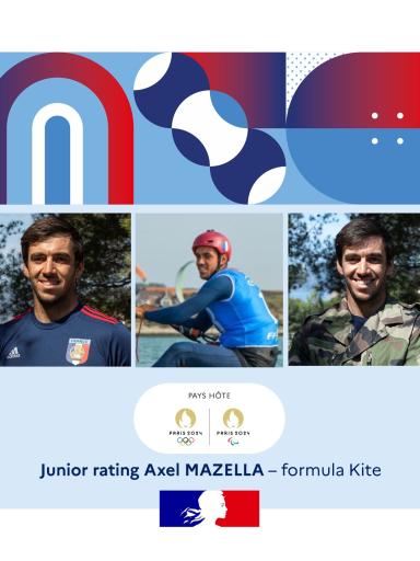 Junior rating Axel Mazzella, formula kite