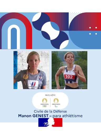  Civile de la Défense Manon Genest, para athlétisme 