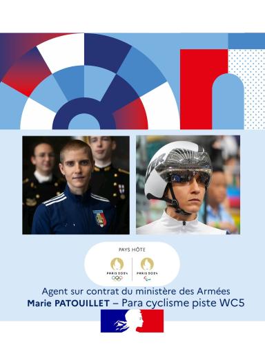 Agent sur contrat Marie Patouillet, para cyclisme