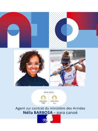 Agent sur contrat Nélia Barbosa, para canoë-kayak