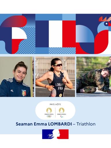 Seaman Emma Lombardi, triathlon