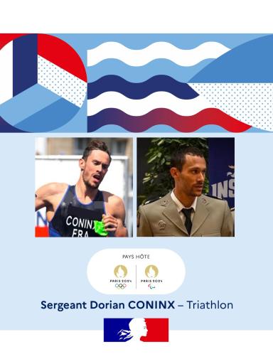 Sergeant Dorian Coninx, triathlon