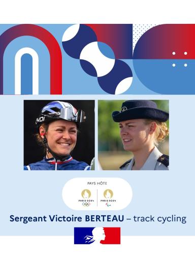 Sergeant Victoire Berteau, track cycling