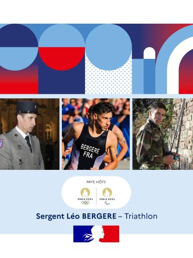 Sergent Léo Bergère, triathlon
