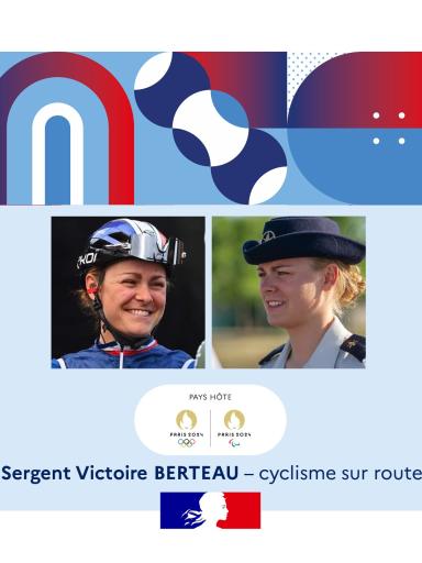 Sergent Victoire Berteau, cyclisme sur route