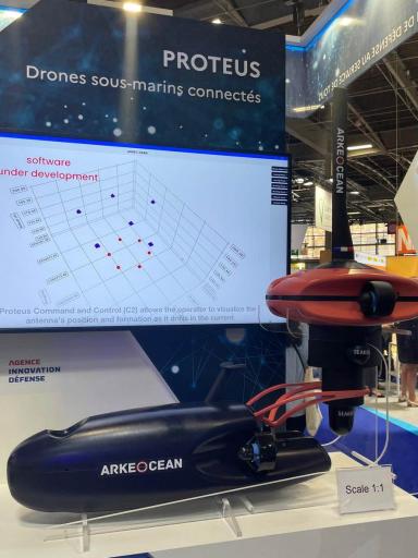 Plus qu'un drone, Proteus est une meute de plusieurs dizaines de drones constituant un sonar déporté