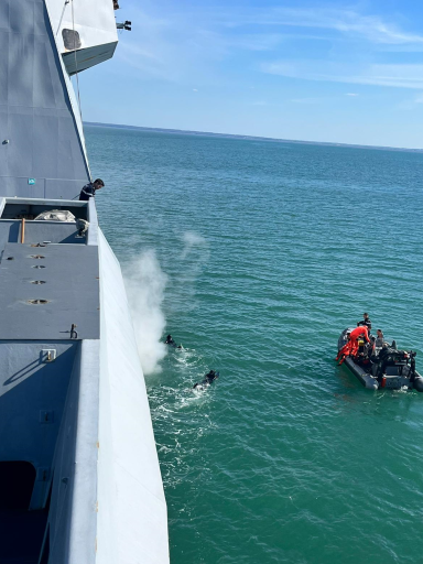 Mer du Nord : surveillance maritime au profit de l’Alliance