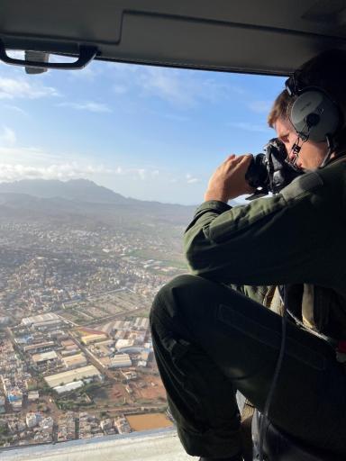 Frégate de surveillance - Appui aux autorités capverdiennes suite au passage de l'ouragan Erin