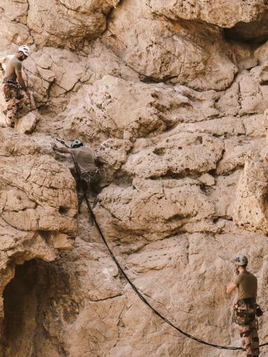 Les chasseurs alpins du 13e Bataillon de chasseurs alpins en mission au Haut-Atlas