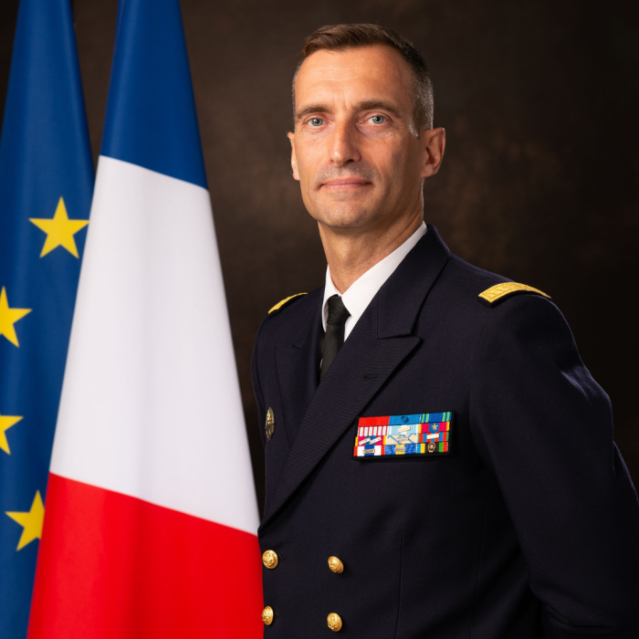 Contre-amiral Vincent Sébastien, adjoint au Commandant de la cyberdéfense
