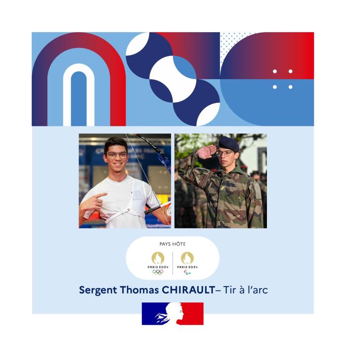 Sergent Thomas Chirault, tir à l'arc