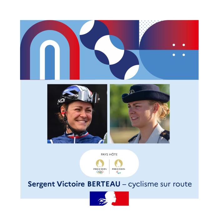 Sergent Victoire Berteau, cyclisme sur route
