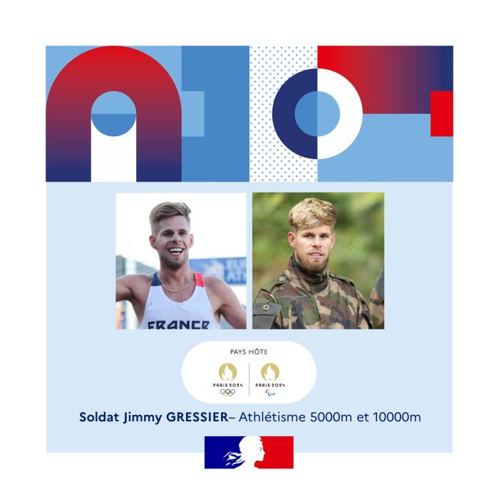 Soldat Jimmy Gressier, athlétisme